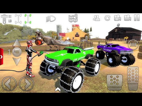 Monster Truck Dirt Cars driving 3d Extreme Off-Road #1 - Offroad Outlaws Best Android ios Gameplay