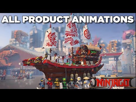 All Lego Ninjago Movie Product Animations (HD)