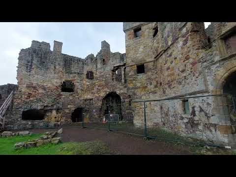 Dirleton Castle, East Lothian - a tale of two centuries joined together.