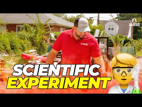 SCIENTIFIC EXPERIMENT 👨🏻‍🔬 WHICH ROOF MATERIAL TRANSFER THE MOST HEAT TO YOUR HOUSE?