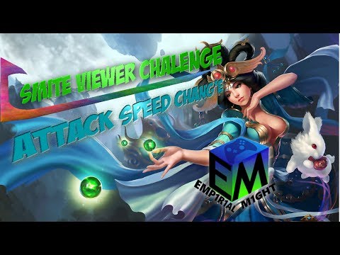 Smite Viewer Challenge Attack Speed Chang'e