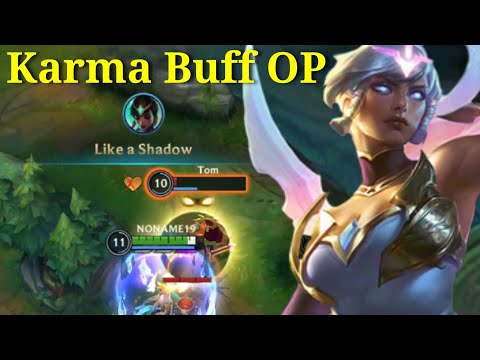 Karma Buff Is Over Power ! 0 Dead Tier S Patch 4.3B Gameplay Karma - League of Legends: Wild Rift Id