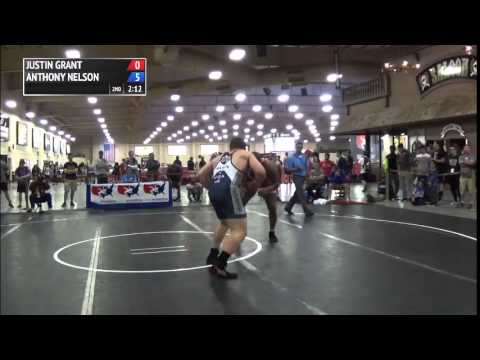 125 kg R2 - Justin Grant (NYAC) vs Anthony Nelson (Minnesota Storm)