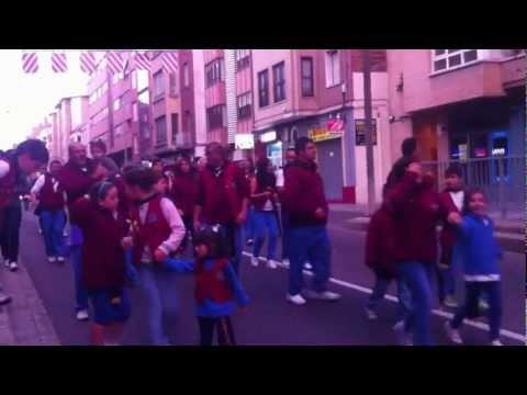 Palencia San Antolin desfile de peñas 31-08-12