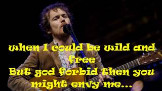 Damien Rice - The Box/Wild and free (Lyrics)