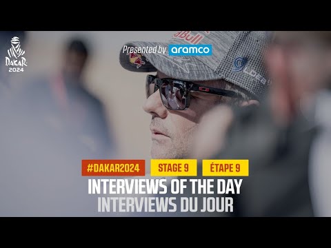 Interview of the day presented by Aramco - Stage 9  - #Dakar2024