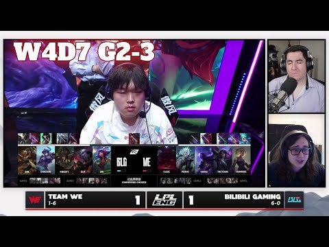 WE vs BLG - Game 3 | Week 4 Day 7 LPL Summer 2025 Split 3 | Team WE vs Bilibili Gaming G3 full