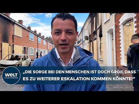 Video Thumbnail: MIGRATIONSKRAWALLE: Mob wütet ‒ Brennende Häuser in Belfast und Angst vor der nächsten Gewaltnacht