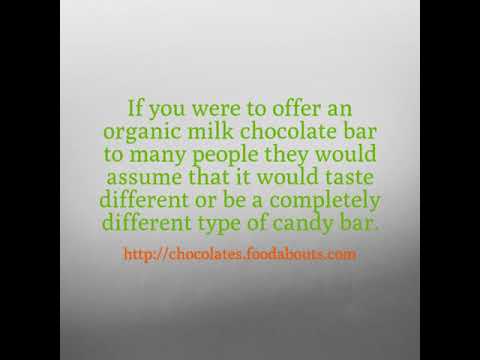 Details on Organic Milk Chocolate