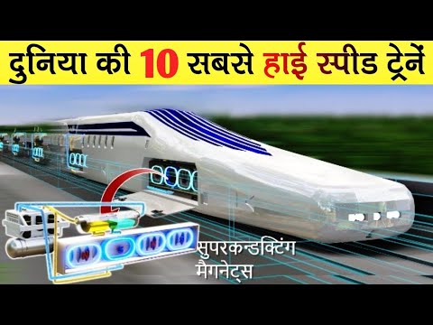 Top 10 Fastest High Speed Trains in The World | दुनिया की 10 सबसे तेज रफ़्तार से चलने वाली ट्रेनें।