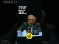 Warren Buffett says that stock prices "don't mean a thing" #shorts #warrenbuffett #stockmarket