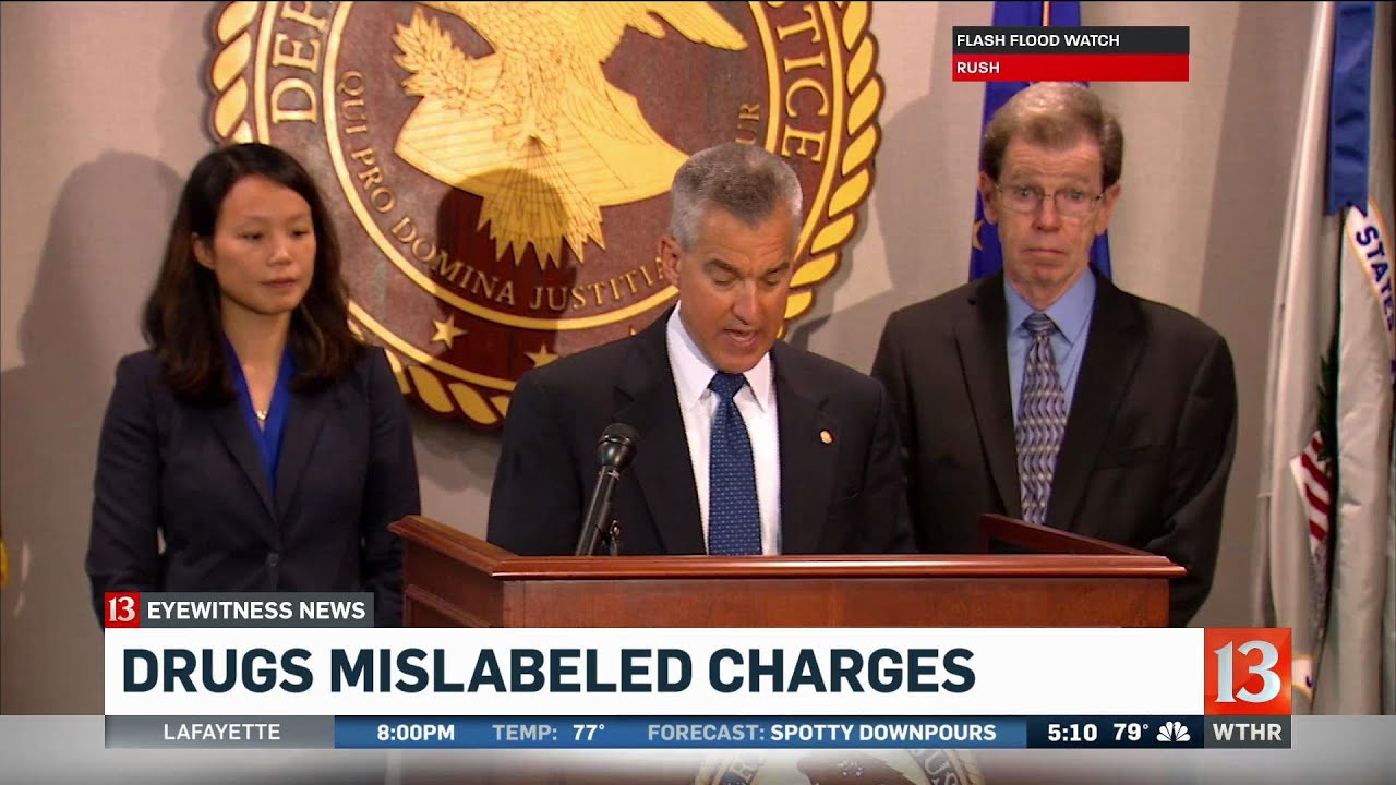 Charges that drugs were mislabeled