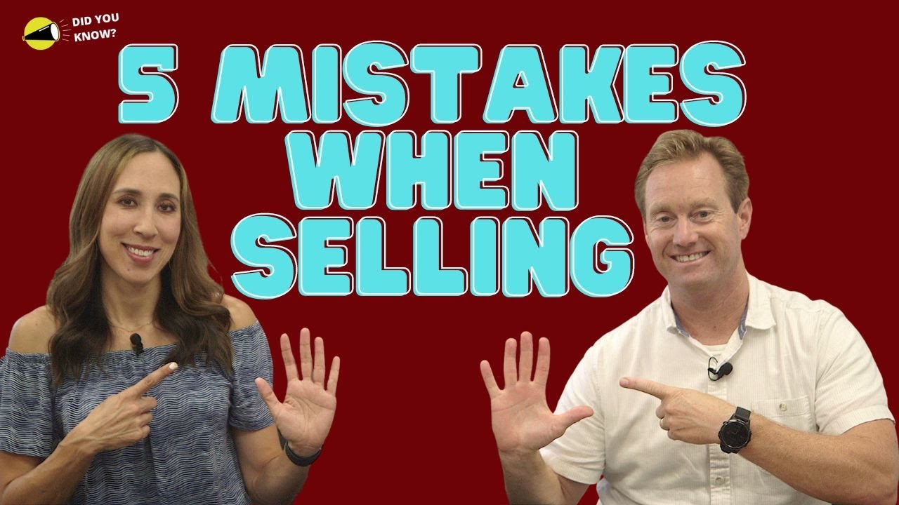 5 Things to Avoid When Selling Your House