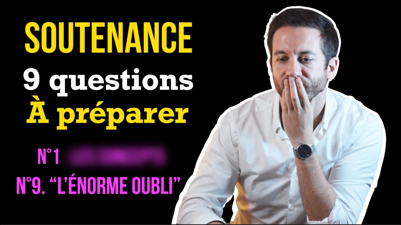 Réussir sa soutenance de thèse : les 9 questions à préparer