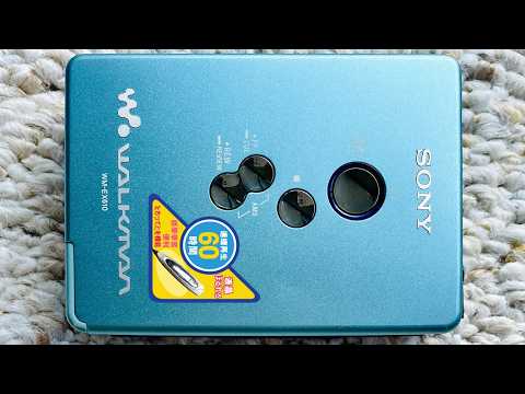 Sony WM-EX610 Walkman Cassette Player, Awesome Candy Blue ! Working ! image 14