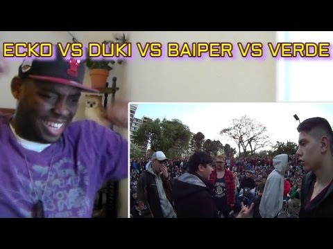 ECKO vs DUKI vs BAIPER vs VERDE - 8vos Fecha 7 (Torneo 2016) - El Quinto Escalon REACTION!!!