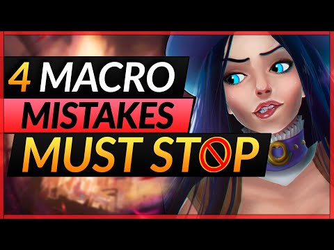 4 WORST MACRO Mistakes Everyone Makes - Challenger Tips and Tricks (Towers) - LoL Pro Guide
