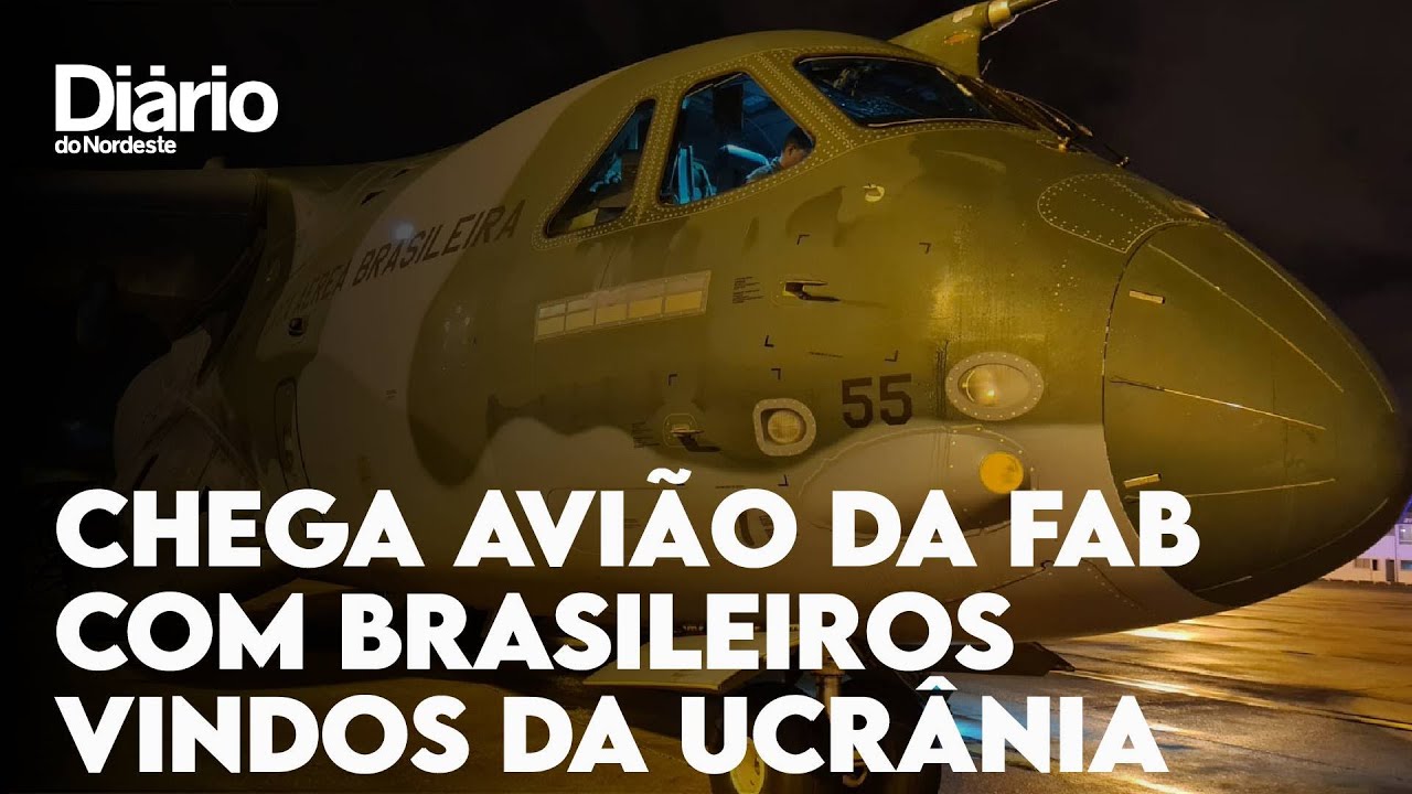 Imagem da notícia Avião da FAB com brasileiros repatriados da Ucrânia chega ao Brasil