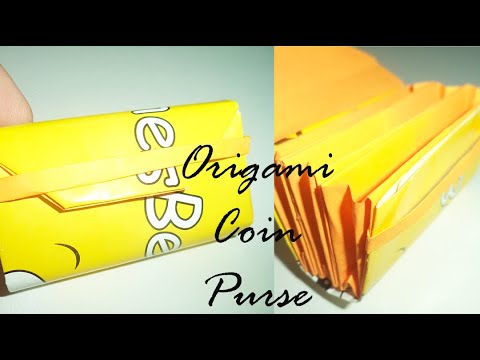 Origami Coin Purse - Origami Bag - DIY Paper Bag