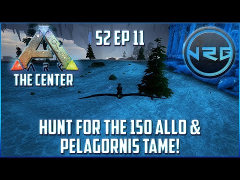 Ark Survival Evolved - Pooptopia S2  E11 - Hunt for 150 Allo & Pelagornis Tame!