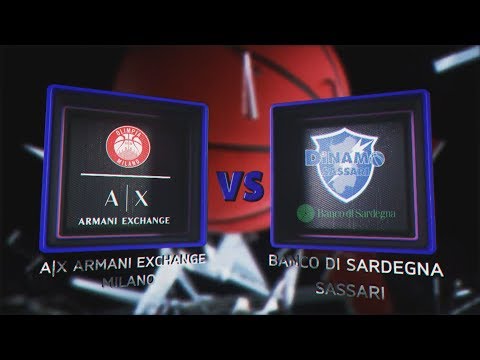 Highlights/ SF G1 AX Armani Exchange Milano - Banco di Sardegna Sassari LBA Playoff PosteMobile