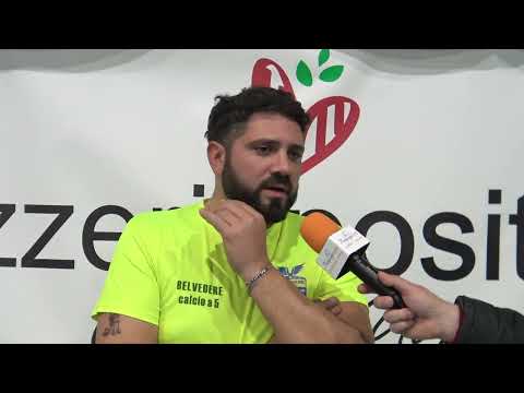 Belvedere calcio a 5. Intervista a Faiella nel post gara contro l'Albanella