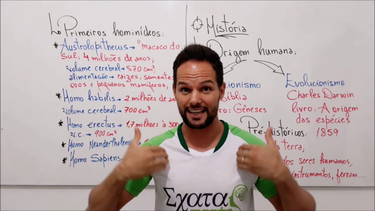 História - Aula 01 - Origem humana e pré história