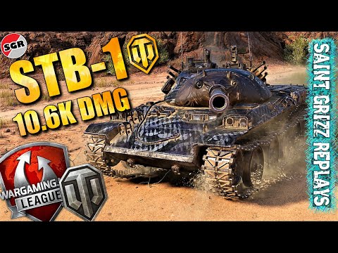 WoT STB-1 Gameplay ♦ Outstanding 10.6k ♦ Medium Tank Review