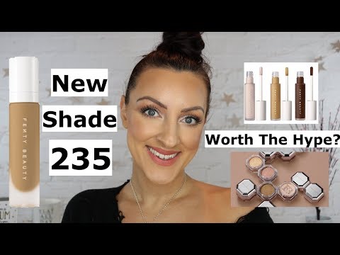 NEW Fenty Beauty Review | Concealer, Setting Powder and Foundation Shade 235