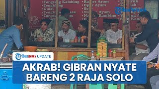 Momen Akrab Wapres Gibran Makan Sate Bareng Dua Raja Keraton Solo hingga Beri Pesan Khusus