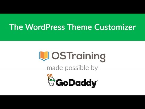 WordPress Beginner Tutorial 25 The WordPress Theme Customizer