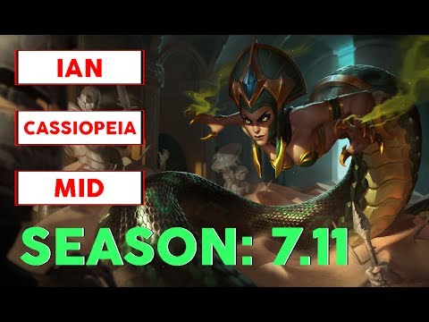 MVP Ian Cassiopeia Mid Challenger Korean Pro Replay