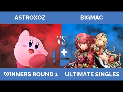 RogaSmash 234: SSBU Winners R1 – Astroxoz (Kirby) vs BigMac (Pyra / Mythra, Lucario)