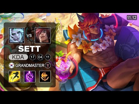 Sett Mid vs Viego - KR Grandmaster Patch 11.12