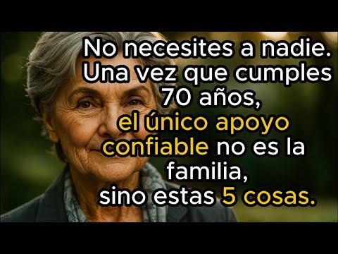 Las 5 cosas en las que los adultos mayores deben apoyarse para tener felicidad y paz