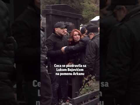 CECA SE POZDRAVILA SA LUKOM BOJOVIĆEM NA POMENU ŽELJKU RAŽNATOVIĆU ARKANU