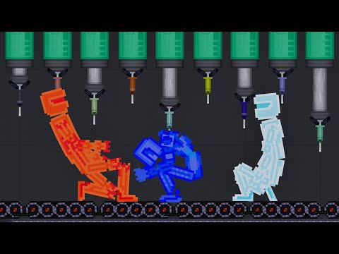 Torture Factory vs Super Droids in People Playground