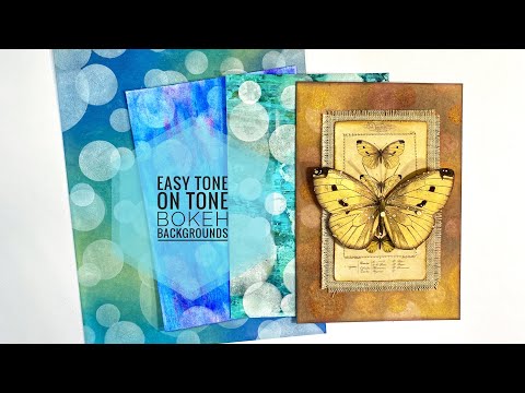 Easy Bokeh Tone On Tone Backgrounds (Including Vintage) & How To Use Them