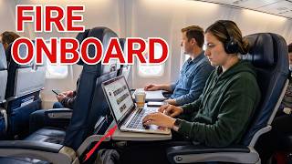 Laptop Catches Fire Mid-Flight: American Airlines Flight 2398