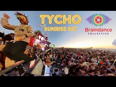 (VR360 Braindance) Tycho Sunrise Set at Burning Man 2023