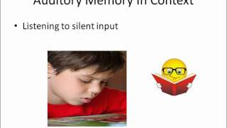 Learning Disabilities There is a Cure: Listening, Auditory Memory in Context