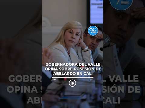 Gobernadora del Valle se pronuncia sobre posesión presidencial de Abelardo de la Espriella en Cali