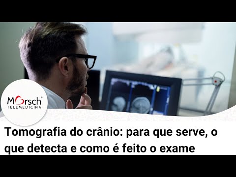 What is a cranial tomography for, what does it detect and how is the exam performed?