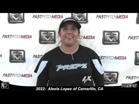 2022 Alexis Lopez Third Base Softball Skills Video - Easton Preps