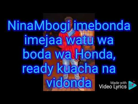 Wale Wabaya - Dedon Mgaidi Lyrics video