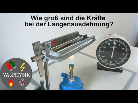 Bolzensprenger - Wärmeausdehnung von Festkörpern erzeugt extreme Kräfte