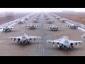 Massive USAF F-16 Elephant Walk At Kunsan Air Base South Korea