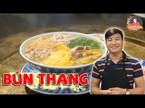 Nấu BÚN THANG theo lối cổ giải ngán ngấy những ngày sau tết | Cùng Cháu Vào Bếp