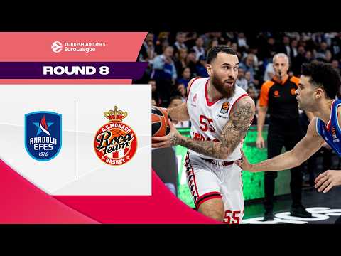 MAGNIFICENT Comeback | Anadolu Efes Istanbul - AS Monaco | BASKETBALL HIGHLIGHTS R8 2024-25