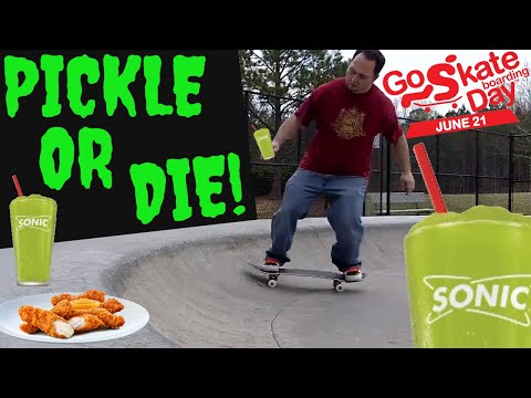 Sonic's Pickle Juice Slush and Crispy Chicken Tenders...
